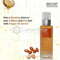 BIOTOP 31 ARGAN SERUM FOR DAZZLING SHINE/ Сыворотка с аргановым маслом  для восстановления структуры волос (100мл)