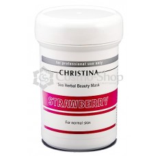 Christina Sea Herbal Beauty Mask Strawberry/ (For Normal Skin)/ Клубничная маска красоты для нормальной кожи 250 мл